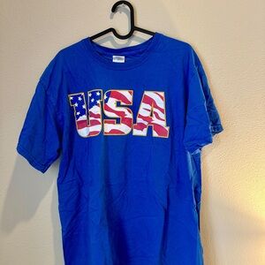 Vintage USA cropped t shirt
